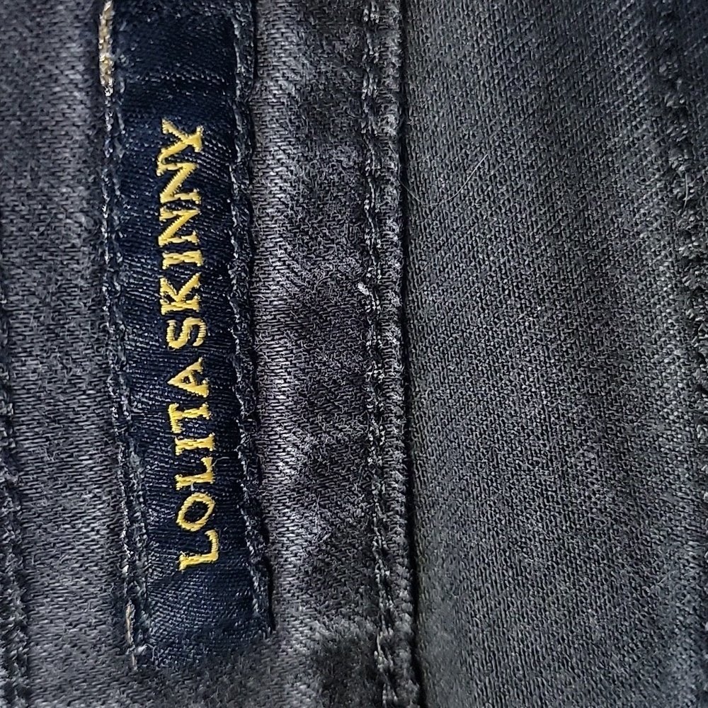 Lucky Brand Lolita Skinny Black Denim 5 Pocket Jeans Size 8/29 EUC - Picture 6 of 13